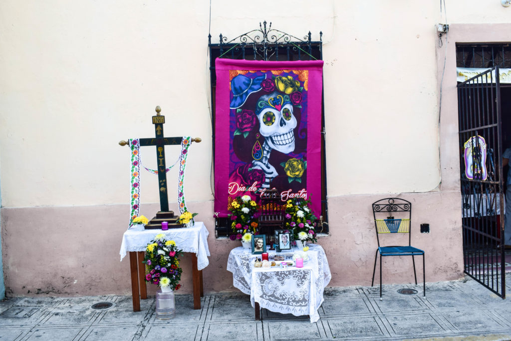 Day of the Dead altar in Merida, Mexico