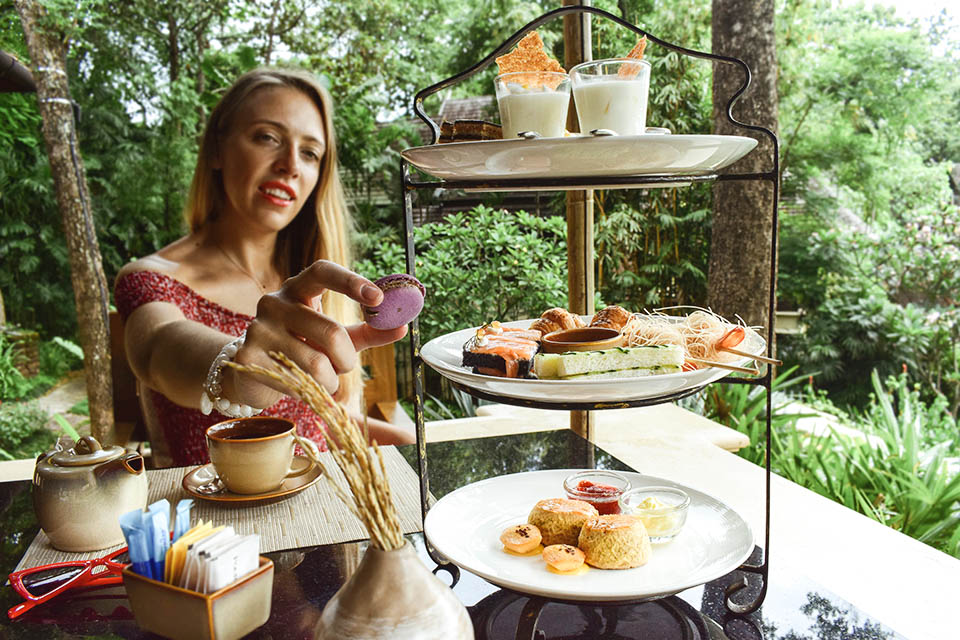 Chic relaxation at the Afternoon Tea at Four Season Chiang Mai, Thailand